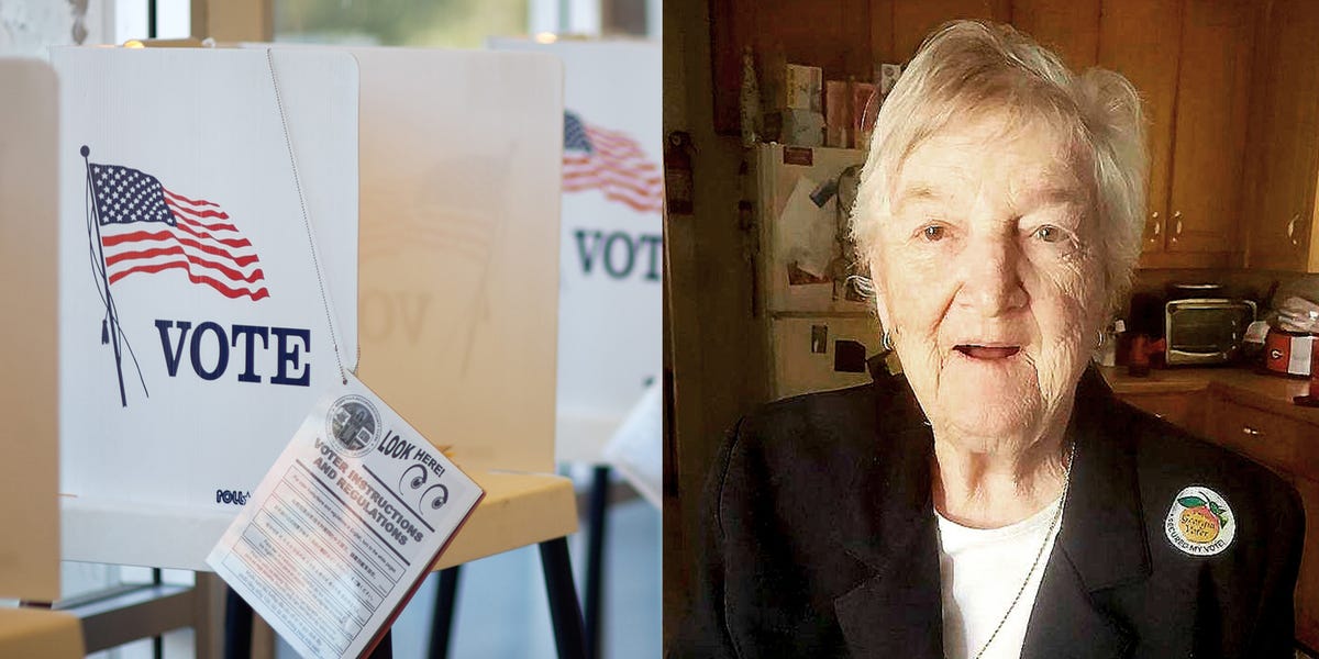 An 81-Year-Old Voted for the First Time; She Said It Was Emotional